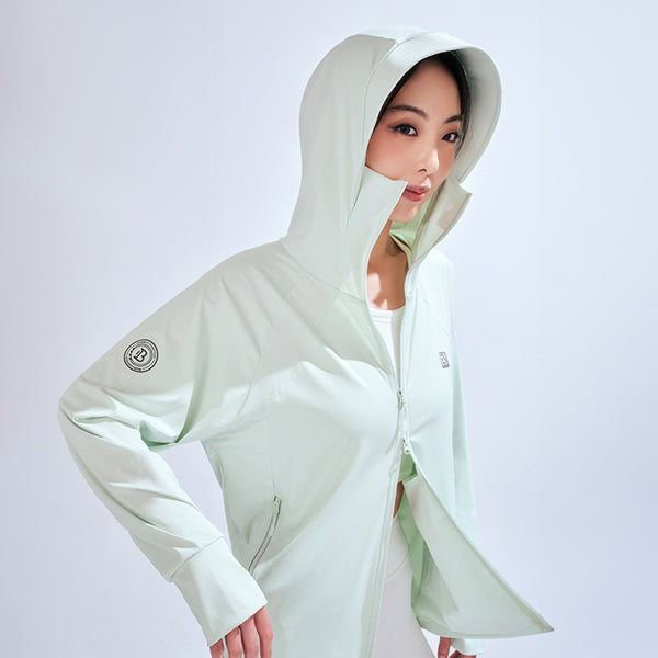 UPF200+防曬冰感A+級透氣排汗機能黑膠帽簷冰鋒衣