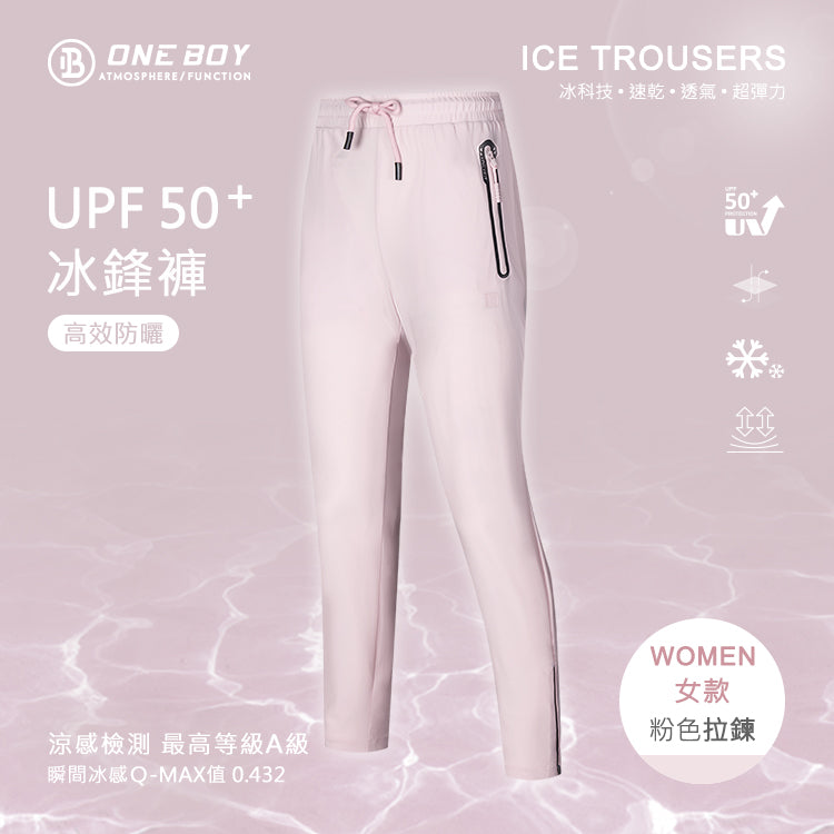 女款-冰感A級冰科技速乾機能透氣超彈力冰鋒褲