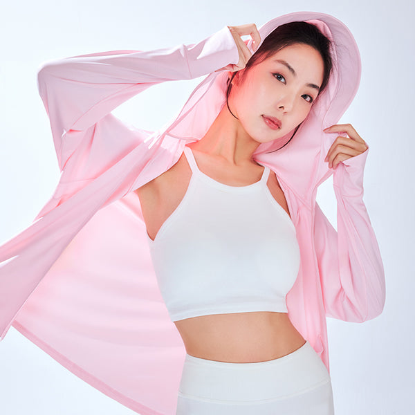 UPF200+防曬冰感A+級透氣排汗機能黑膠帽簷冰鋒衣