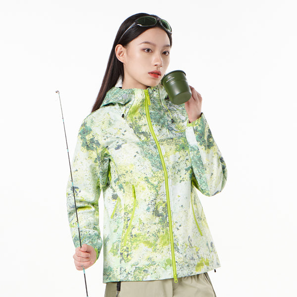 女款印花-迷彩綠